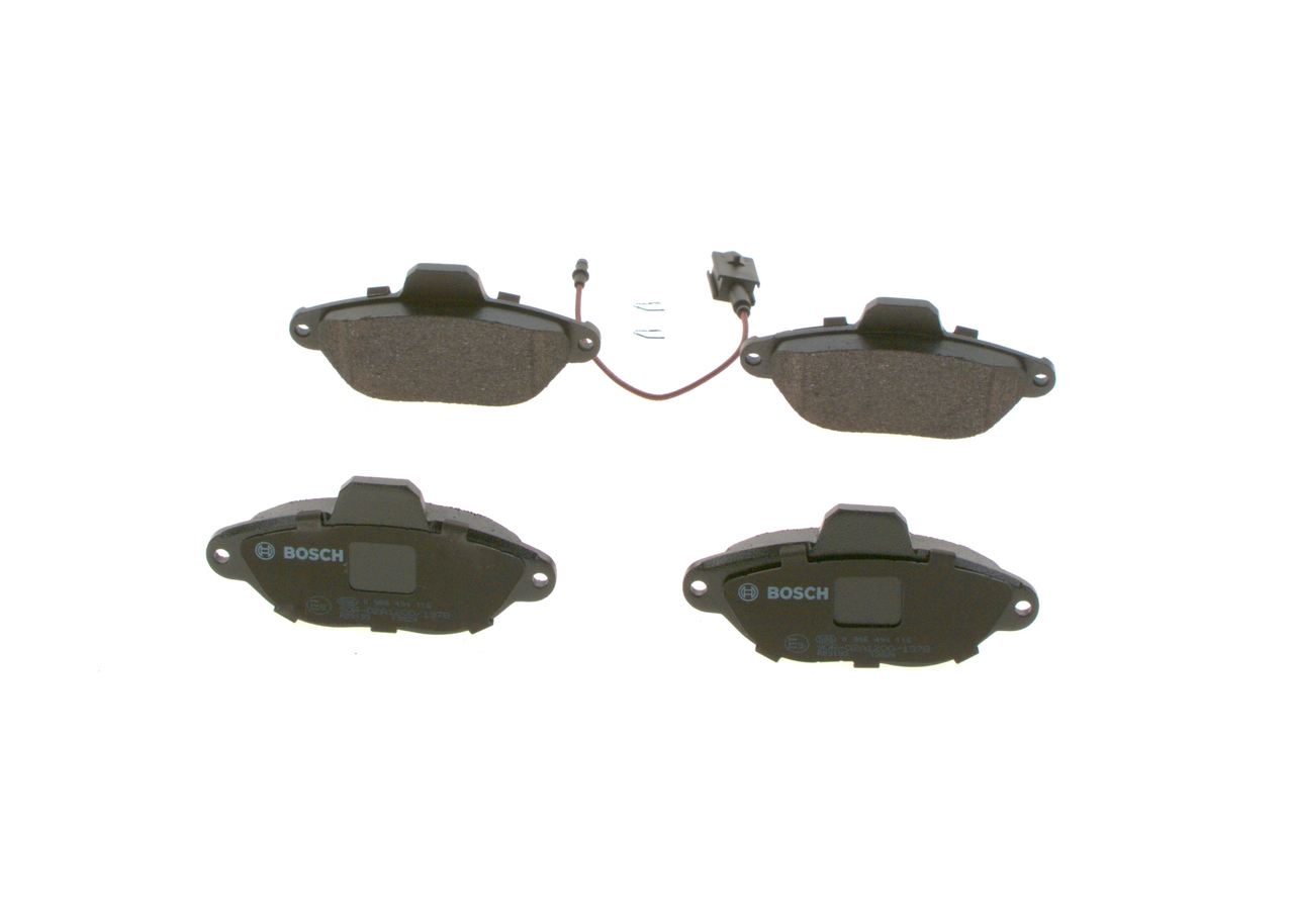 Brake Pad Set, disc brake - 0 986 494 115 BOSCH