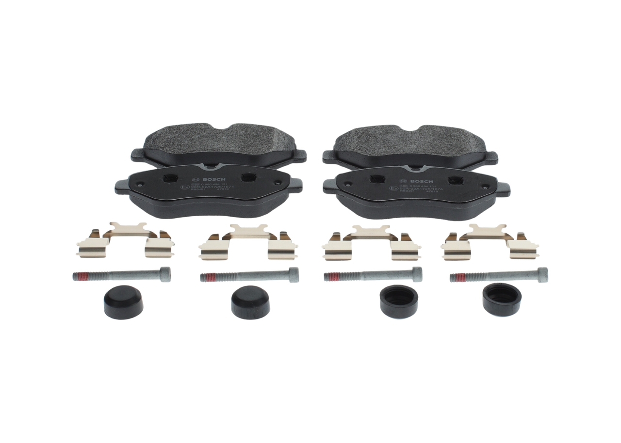 Brake Pad Set, disc brake - 0 986 494 121 BOSCH