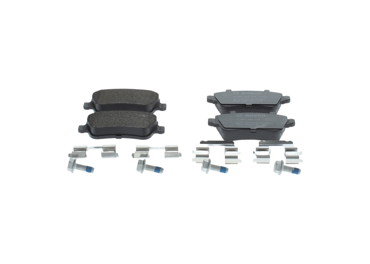 Brake Pad Set, disc brake - 0 986 494 125 BOSCH