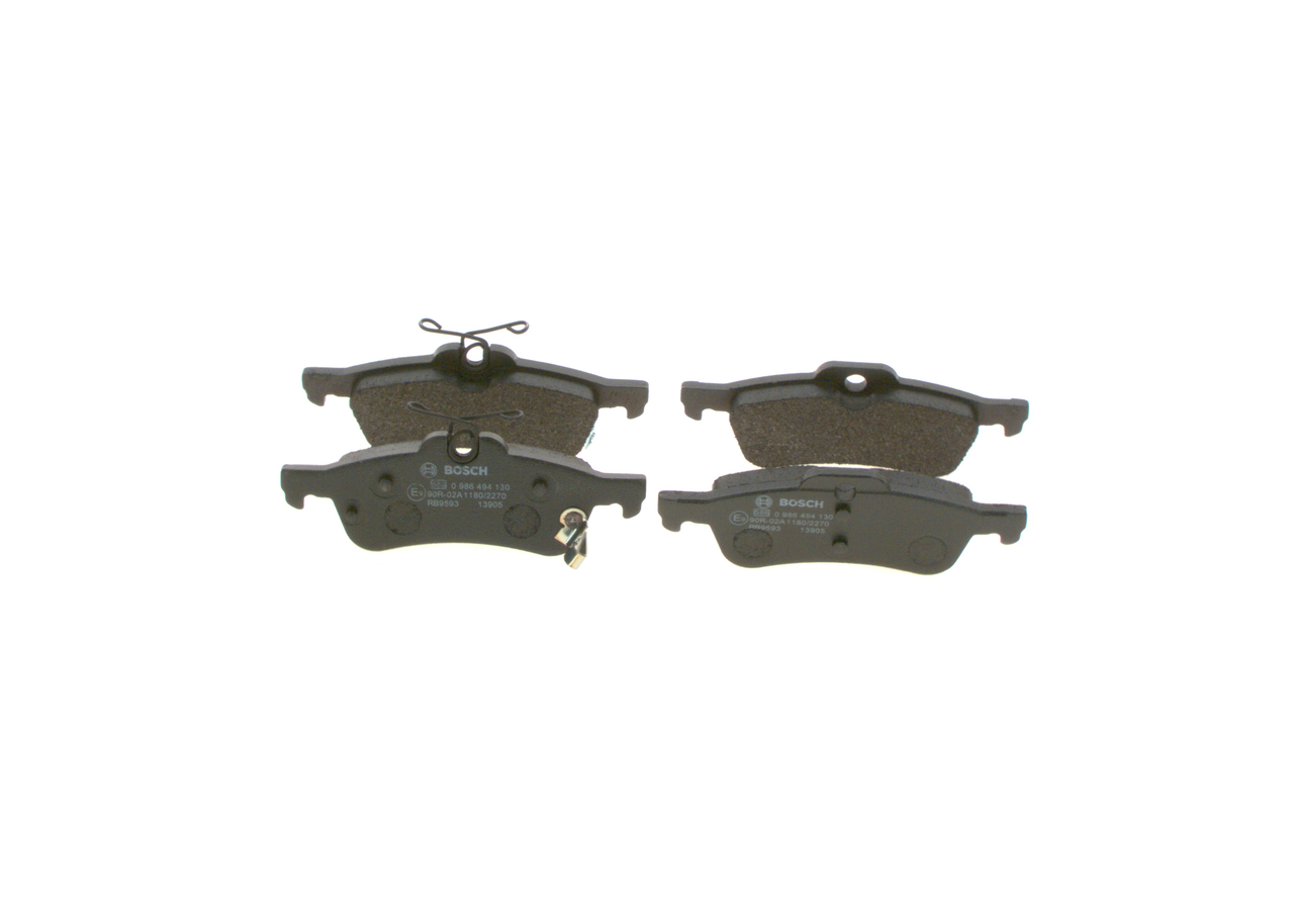 Brake Pad Set, disc brake - 0 986 494 130 BOSCH