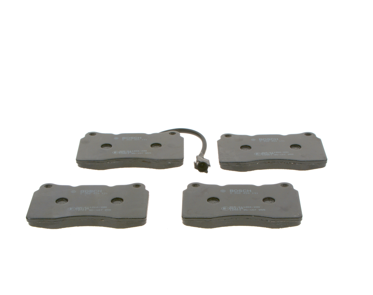 Kit pastiglie freno, Freno a disco - 0 986 494 131 BOSCH