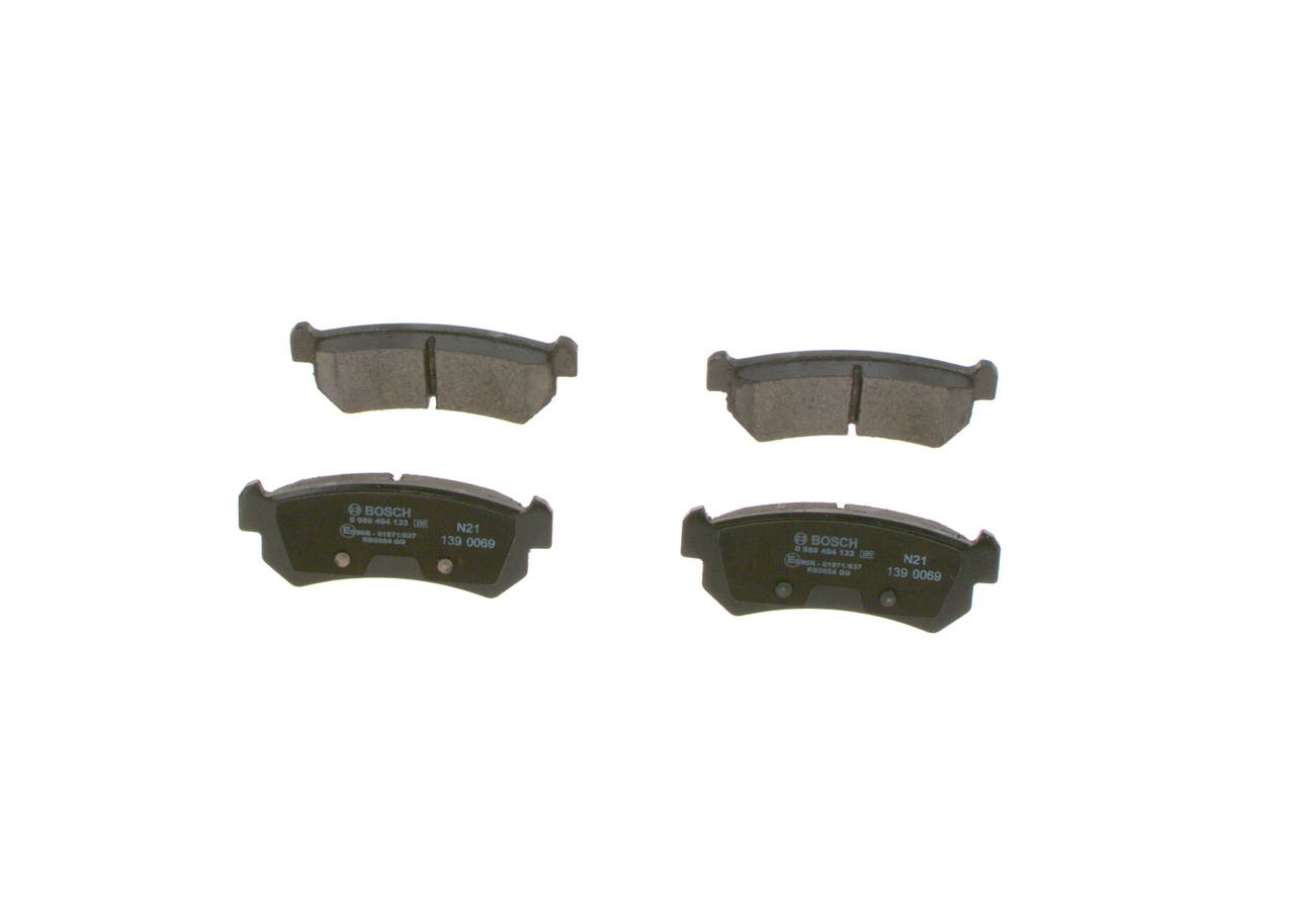Brake Pad Set, disc brake - 0 986 494 133 BOSCH