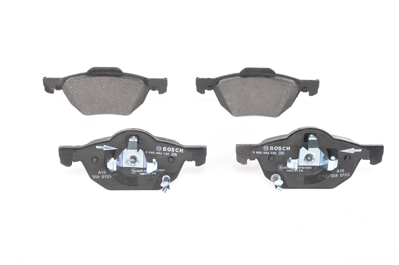Kit pastiglie freno, Freno a disco - 0 986 494 135 BOSCH