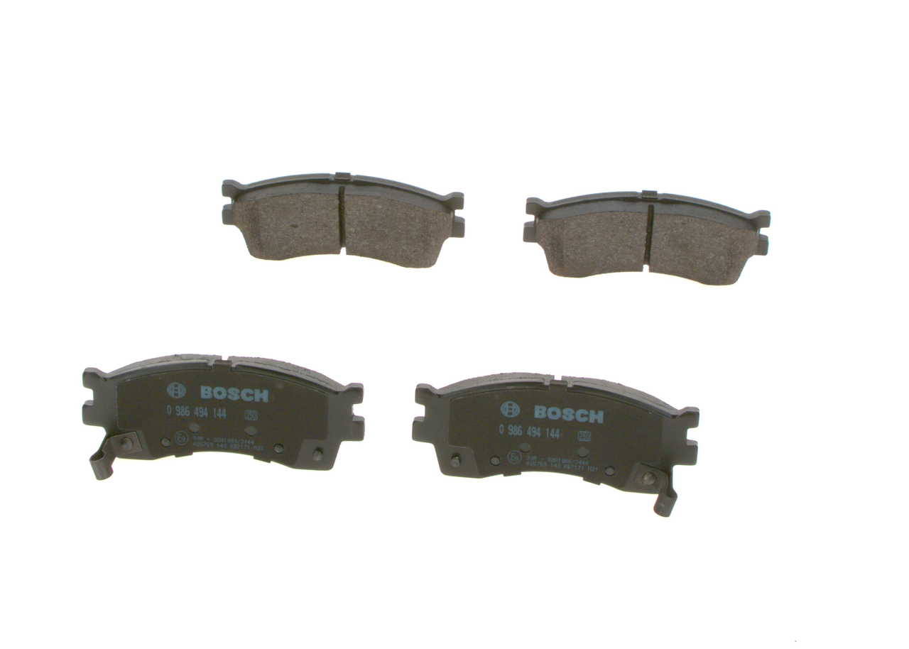 stabdžių trinkelių rinkinys, diskinis stabdys - 0 986 494 144 BOSCH