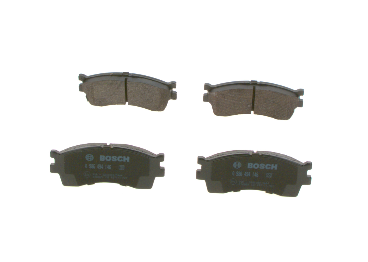 Bremsbelagsatz, Scheibenbremse - 0 986 494 146 BOSCH