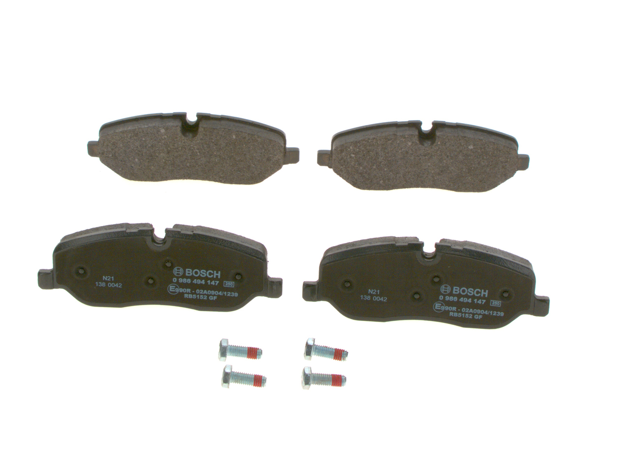 Brake Pad Set, disc brake - 0 986 494 147 BOSCH