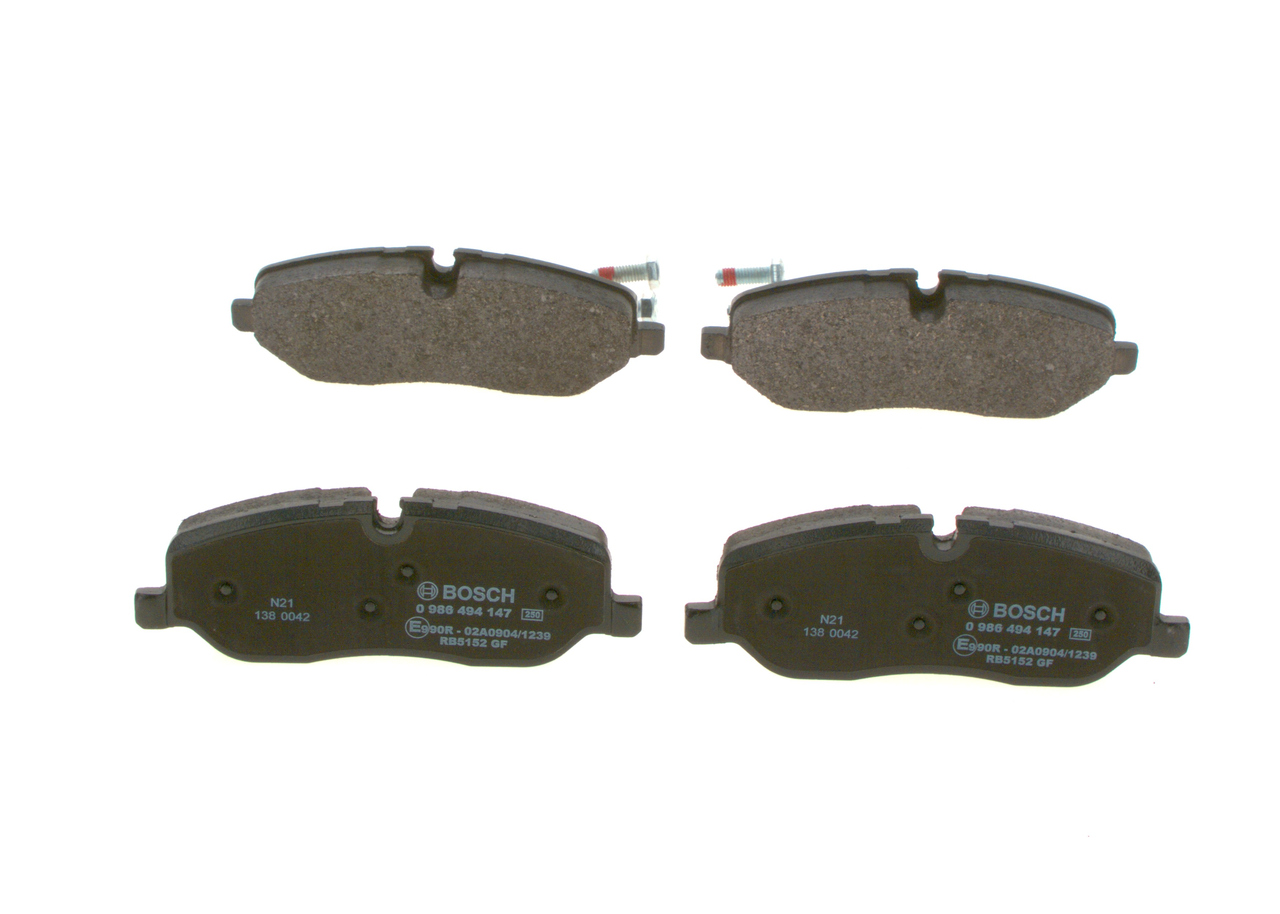 Kit pastiglie freno, Freno a disco - 0 986 494 147 BOSCH