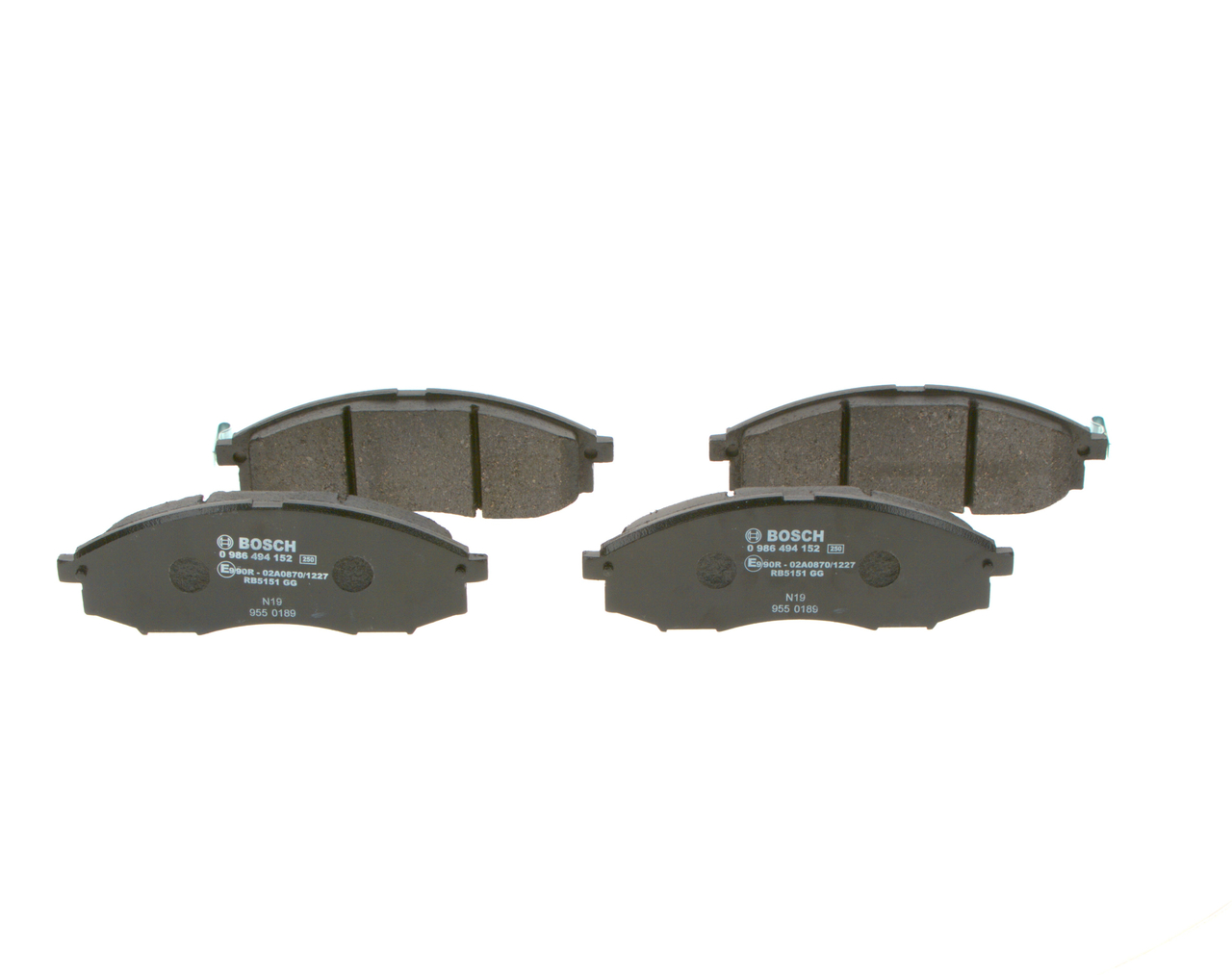 Kit pastiglie freno, Freno a disco - 0 986 494 152 BOSCH