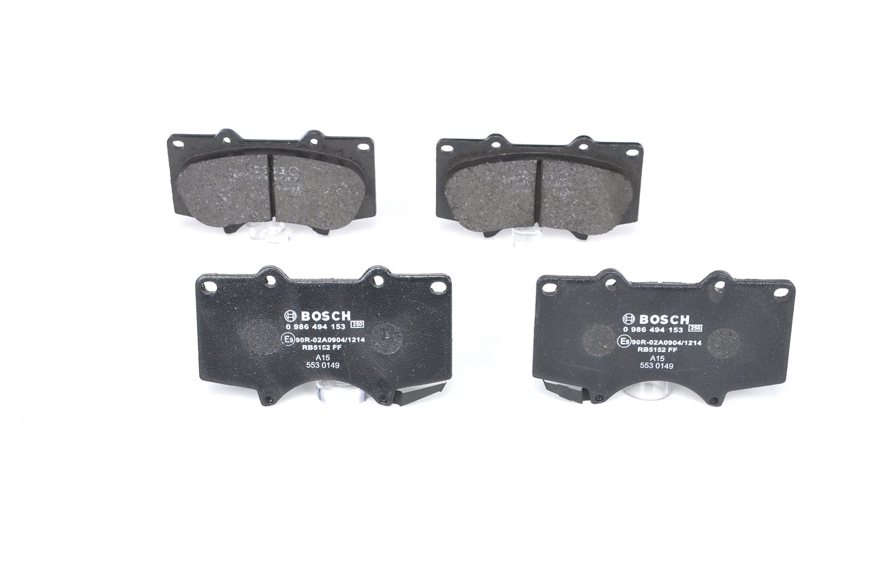 Kit pastiglie freno, Freno a disco - 0 986 494 153 BOSCH