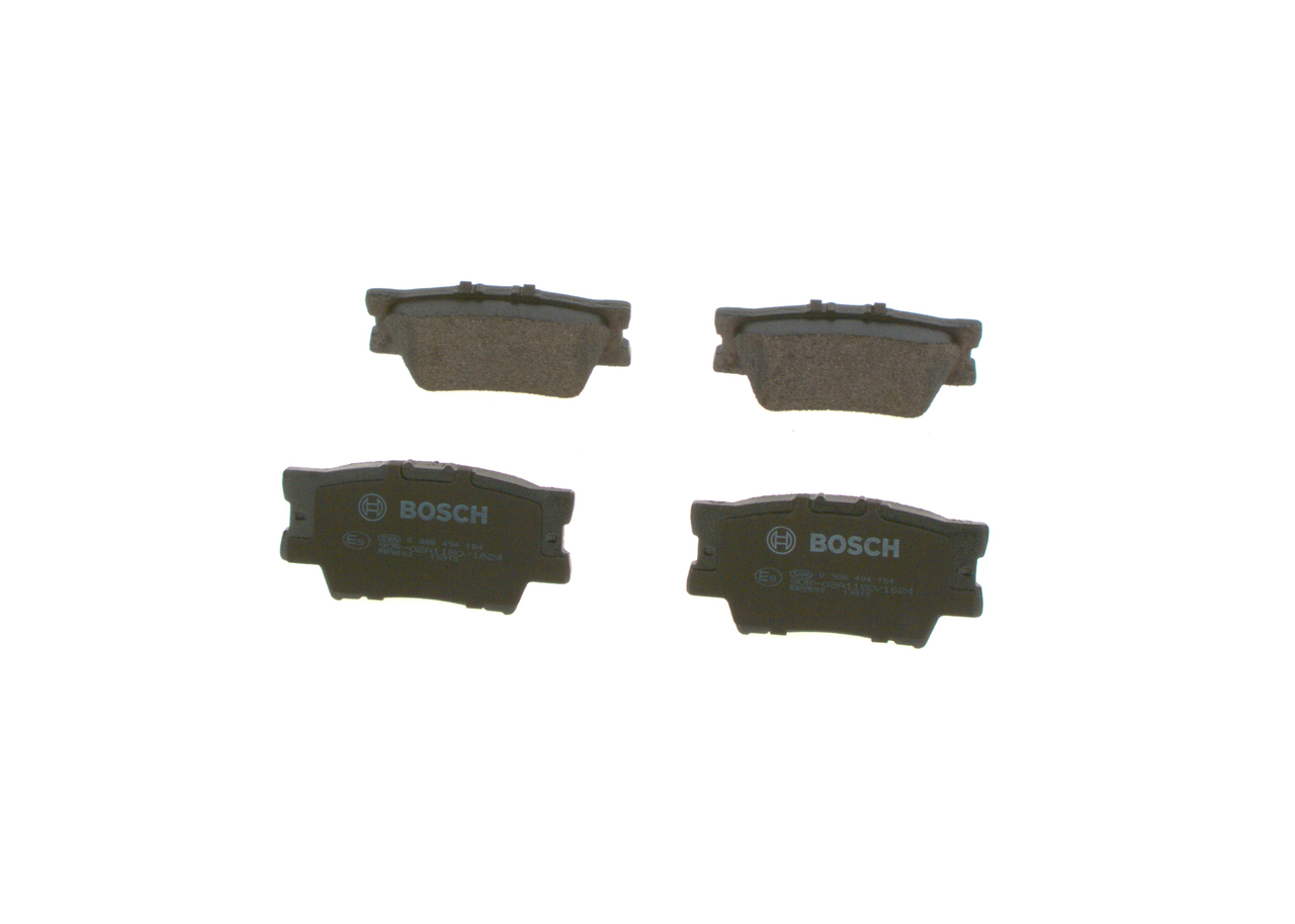Brake Pad Set, disc brake - 0 986 494 154 BOSCH