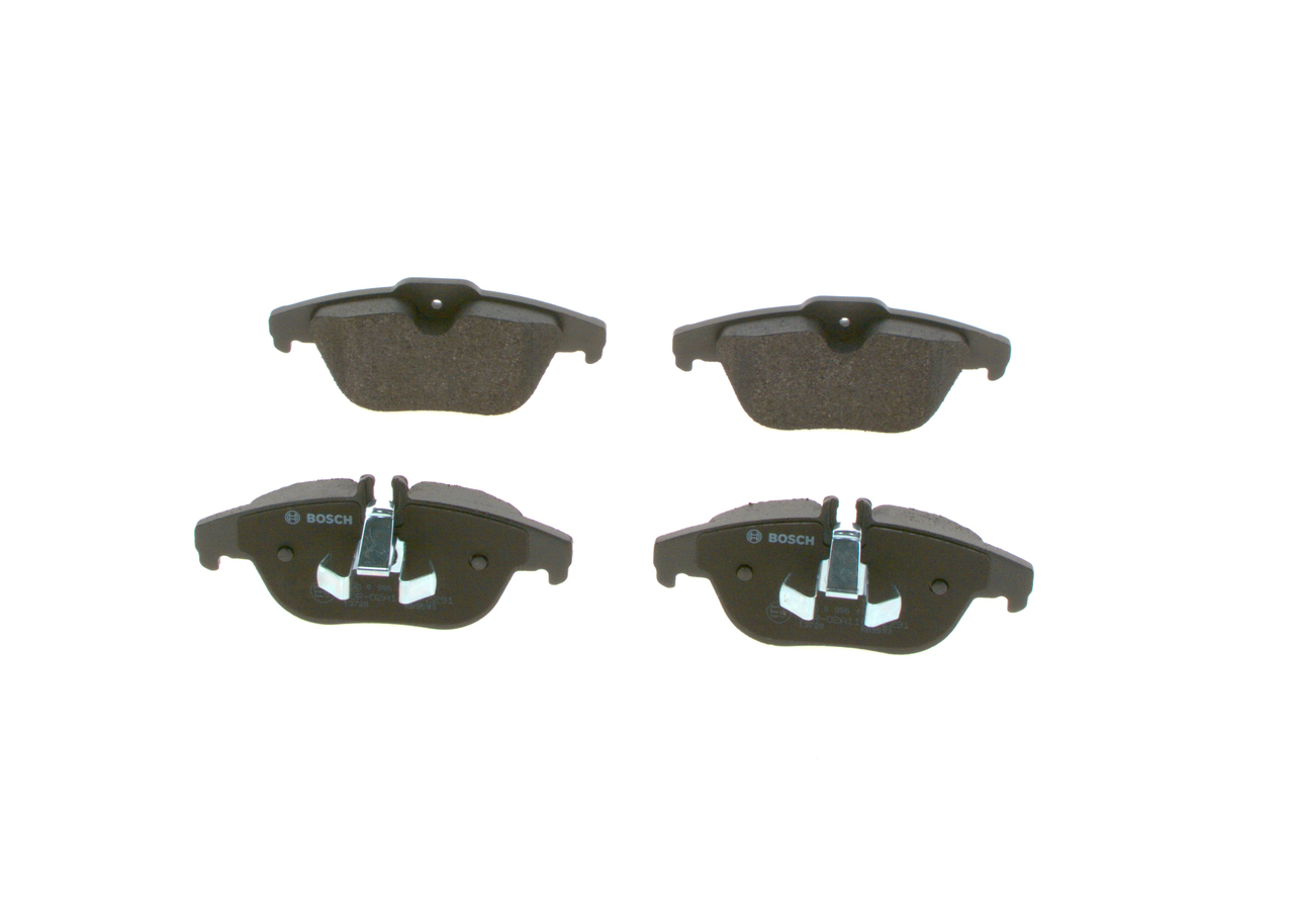 Комплект тормозных колодок, дисковый тормоз - 0 986 494 162 BOSCH