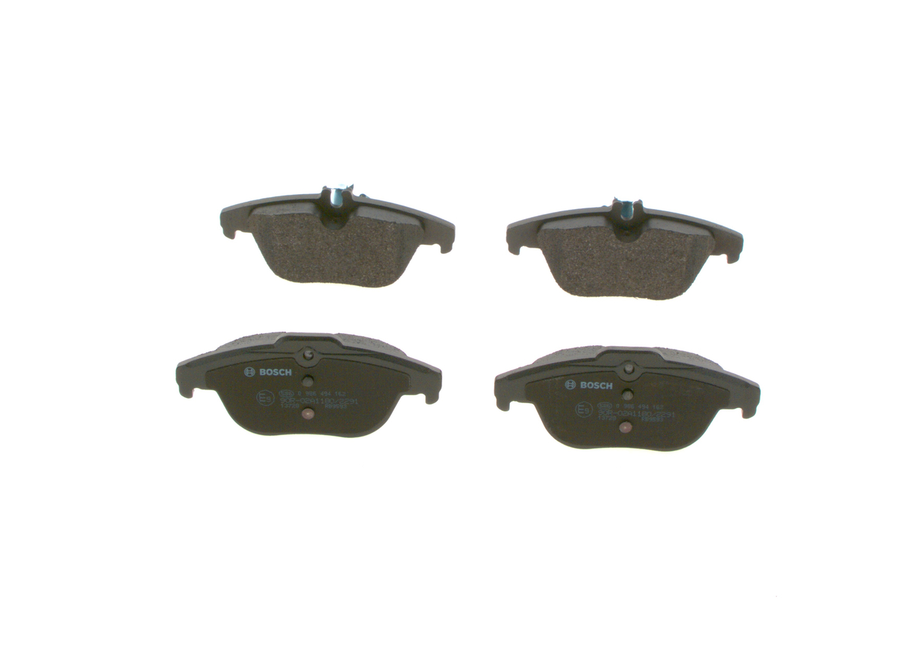 Brake Pad Set, disc brake - 0 986 494 162 BOSCH