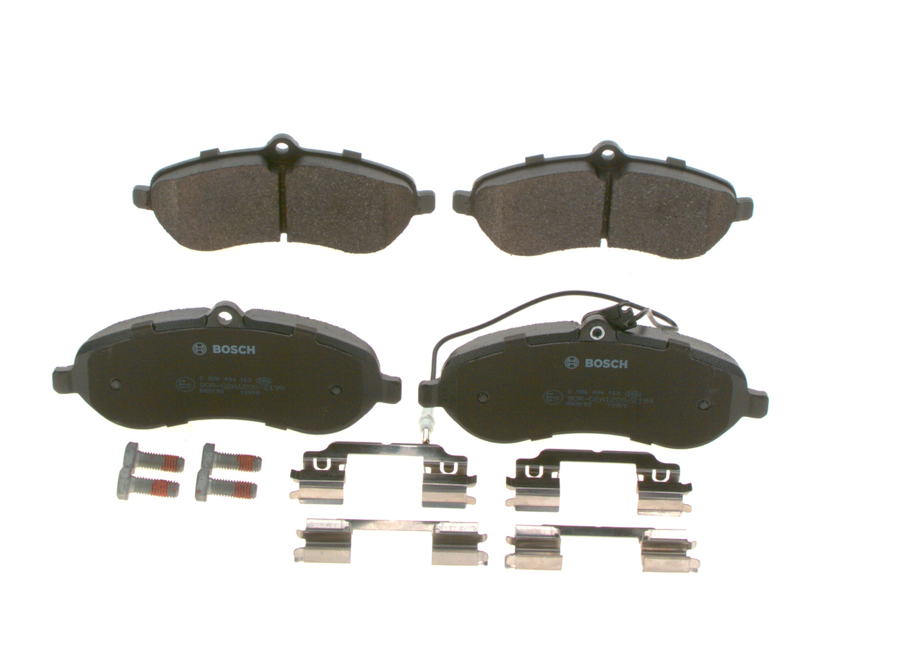 Brake Pad Set, disc brake - 0 986 494 163 BOSCH