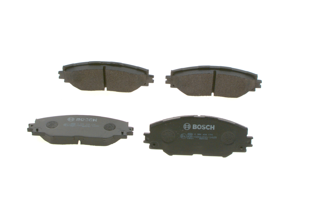 Brake Pad Set, disc brake - 0 986 494 174 BOSCH