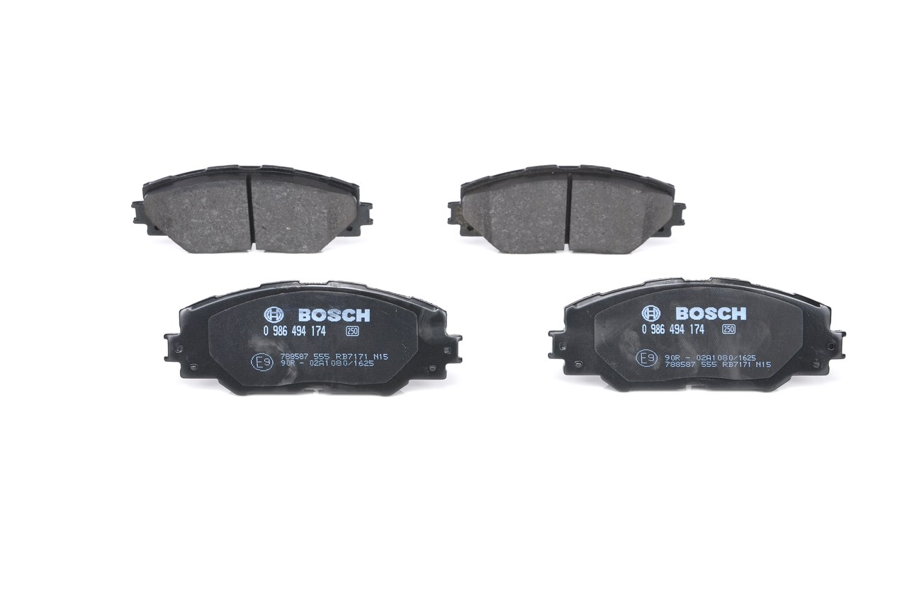 Brake Pad Set, disc brake - 0 986 494 174 BOSCH