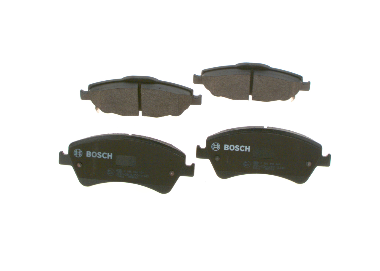 Brake Pad Set, disc brake - 0 986 494 187 BOSCH