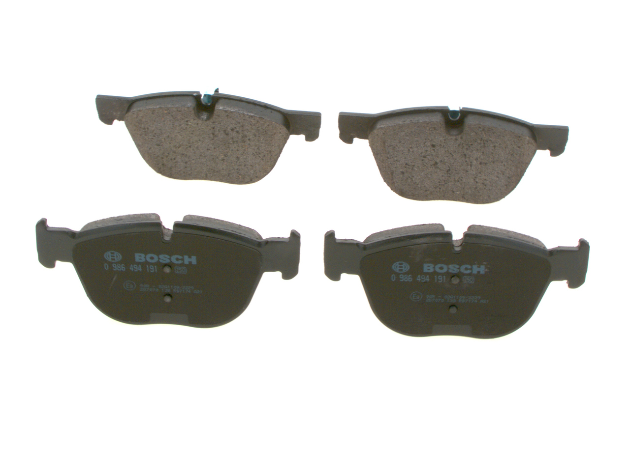 Brake Pad Set, disc brake - 0 986 494 191 BOSCH