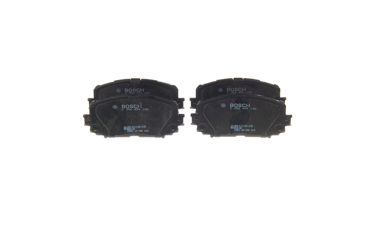 Brake Pad Set, disc brake - 0 986 494 196 BOSCH