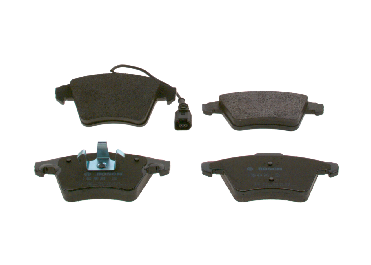 Brake Pad Set, disc brake - 0 986 494 203 BOSCH