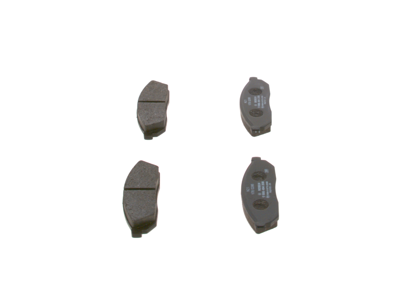 Brake Pad Set, disc brake - 0 986 494 208 BOSCH