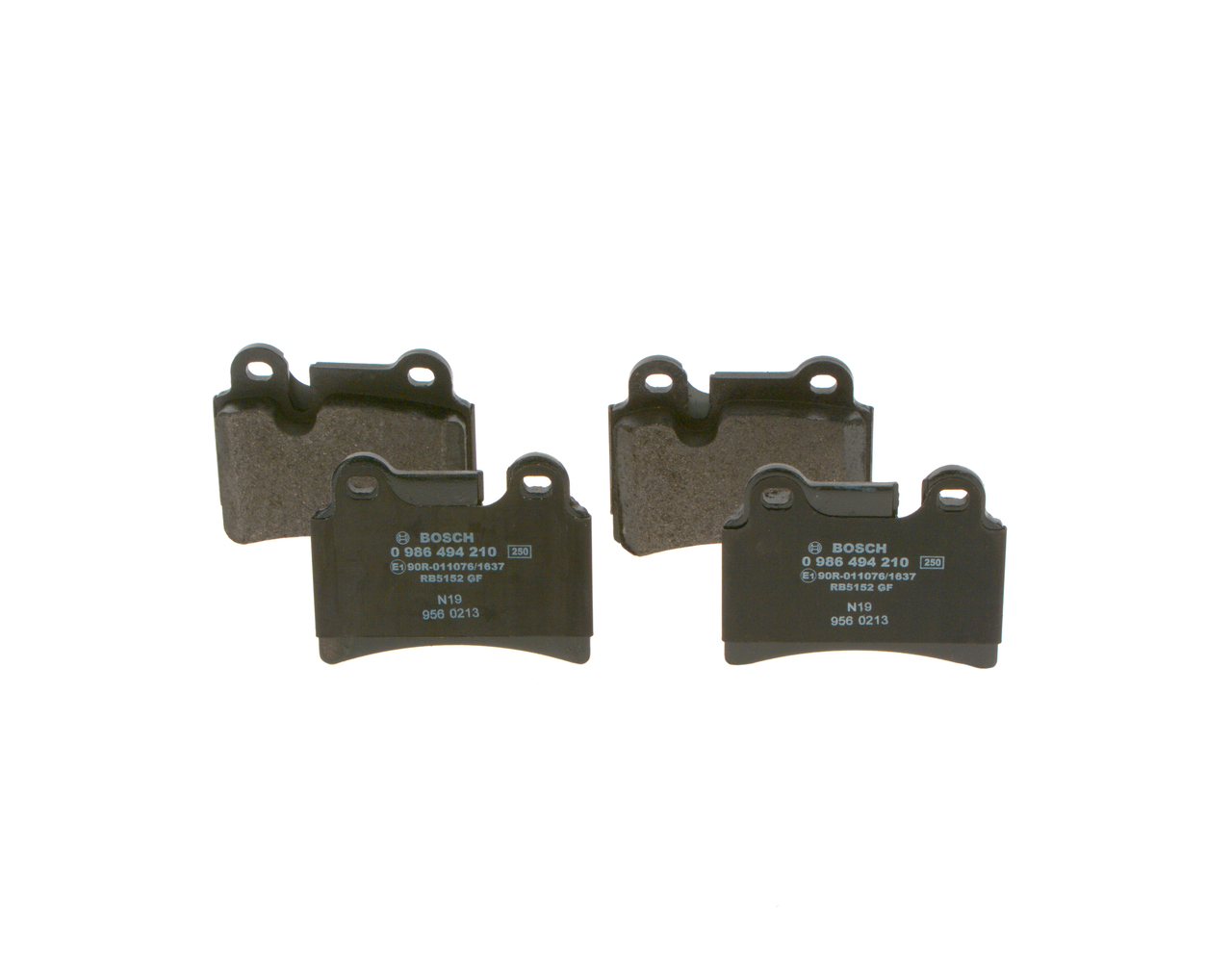 Brake Pad Set, disc brake - 0 986 494 210 BOSCH