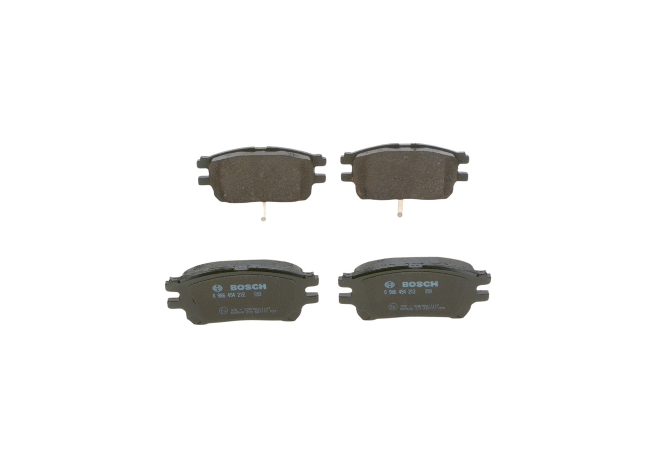 Kit pastiglie freno, Freno a disco - 0 986 494 212 BOSCH