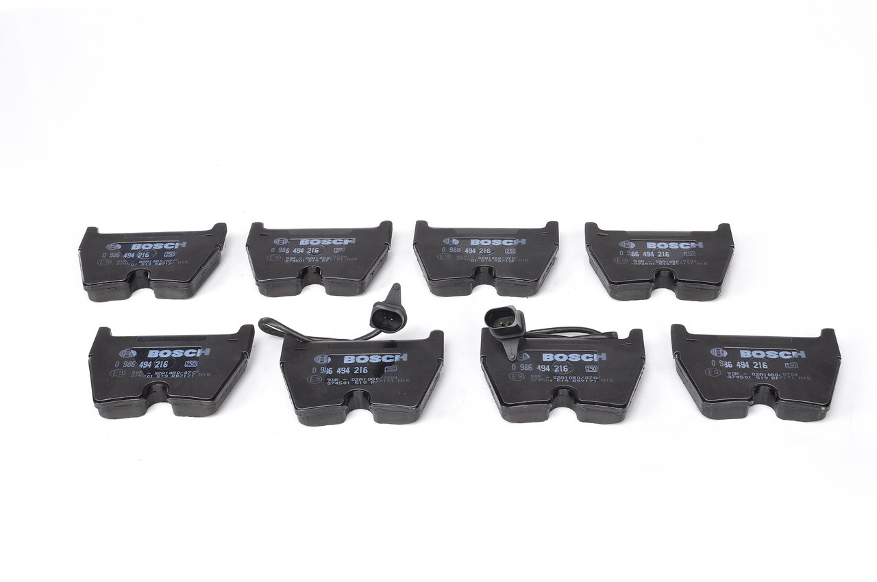 Brake Pad Set, disc brake - 0 986 494 216 BOSCH