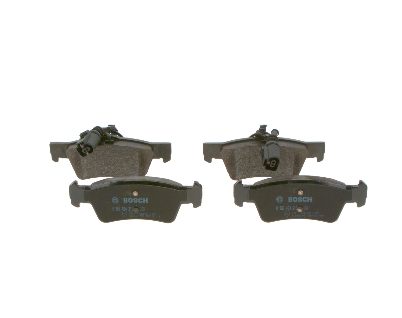 Kit pastiglie freno, Freno a disco - 0 986 494 219 BOSCH