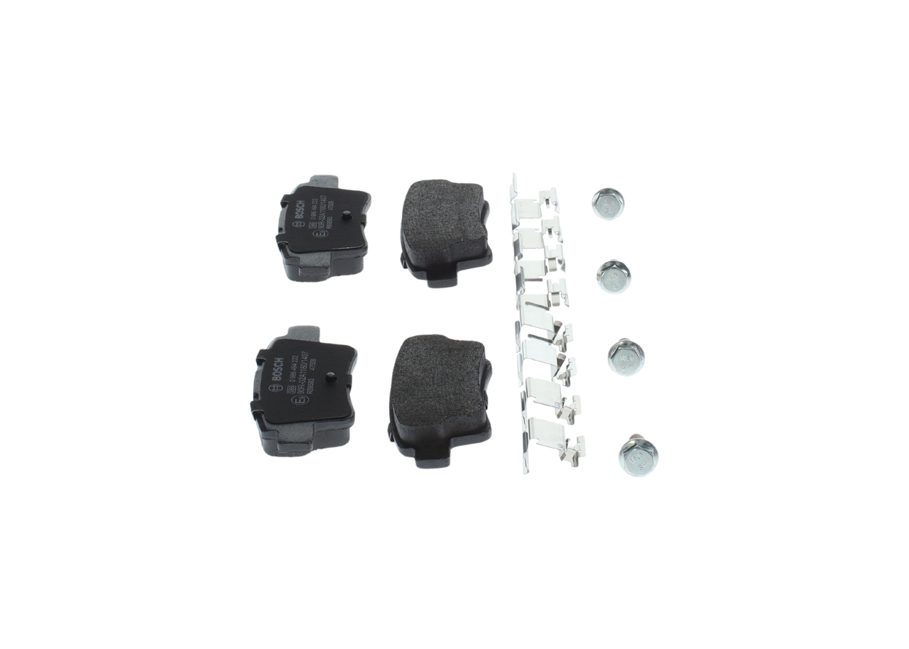 Brake Pad Set, disc brake - 0 986 494 222 BOSCH