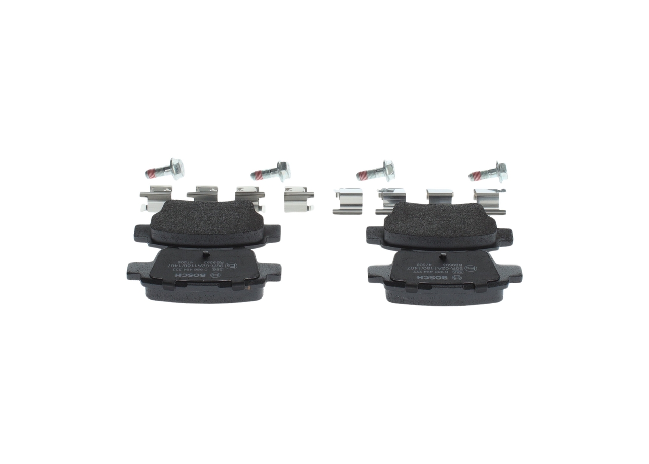 Brake Pad Set, disc brake - 0 986 494 222 BOSCH