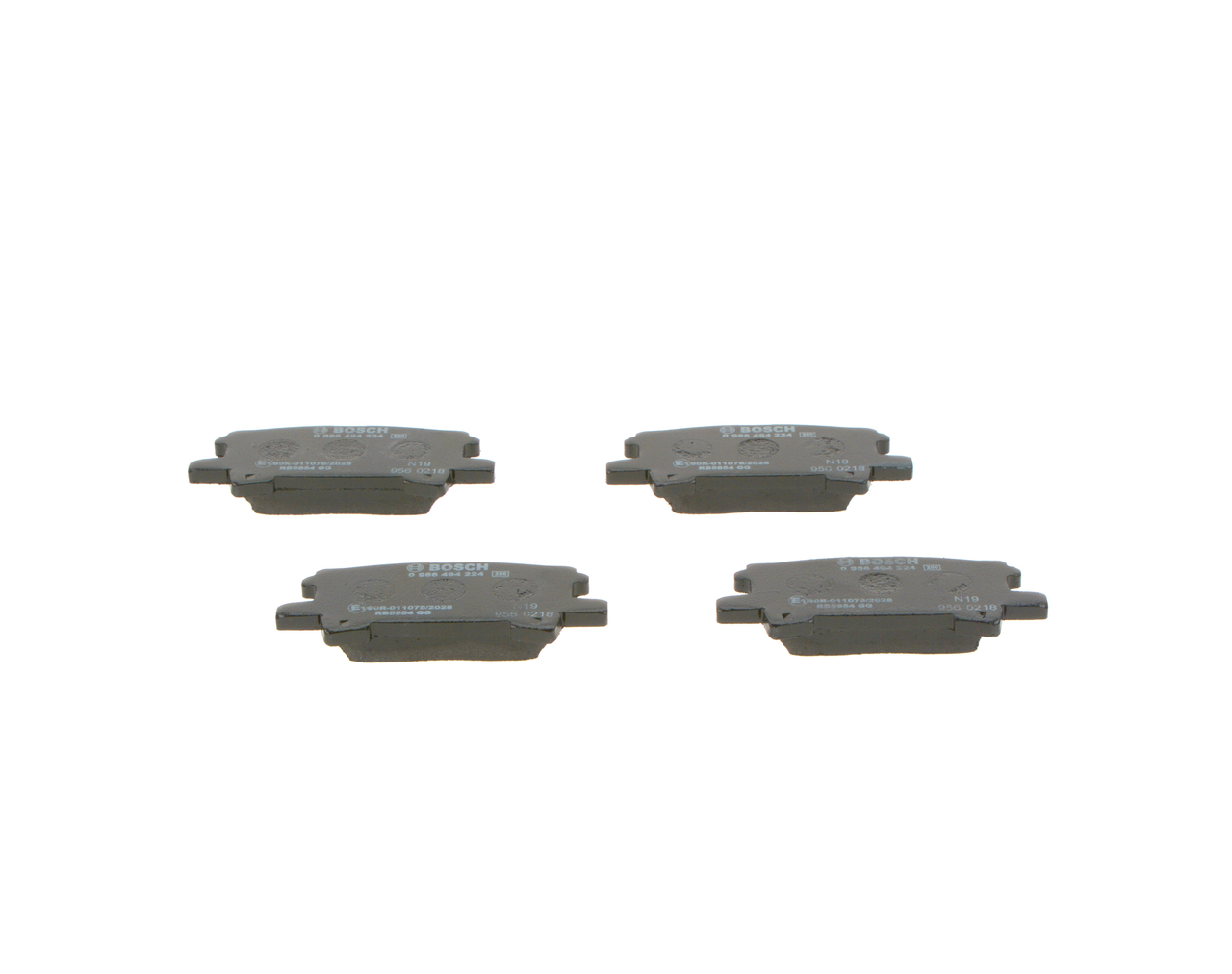 Brake Pad Set, disc brake - 0 986 494 224 BOSCH