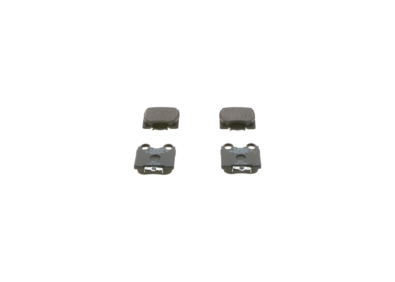 Brake Pad Set, disc brake - 0 986 494 231 BOSCH