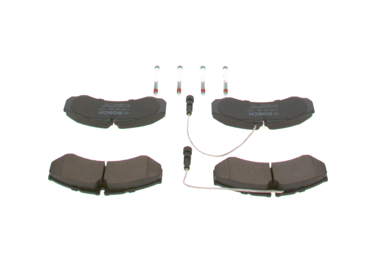 Brake Pad Set, disc brake - 0 986 494 239 BOSCH
