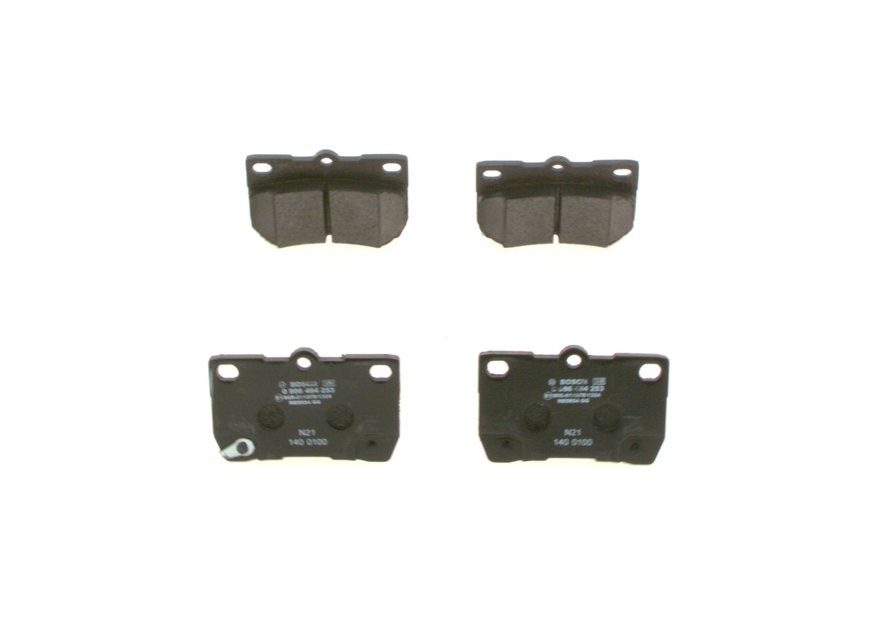 Brake Pad Set, disc brake - 0 986 494 253 BOSCH