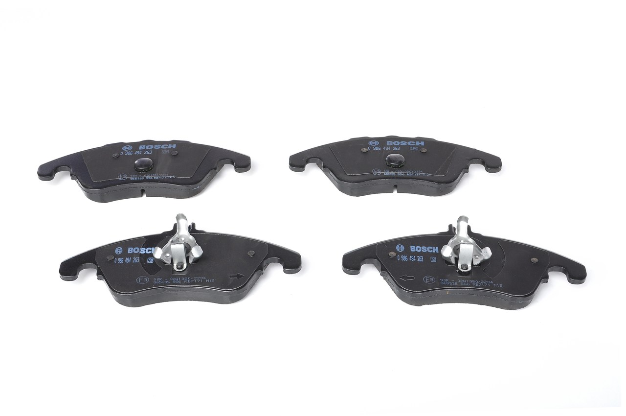 Brake Pad Set, disc brake - 0 986 494 263 BOSCH
