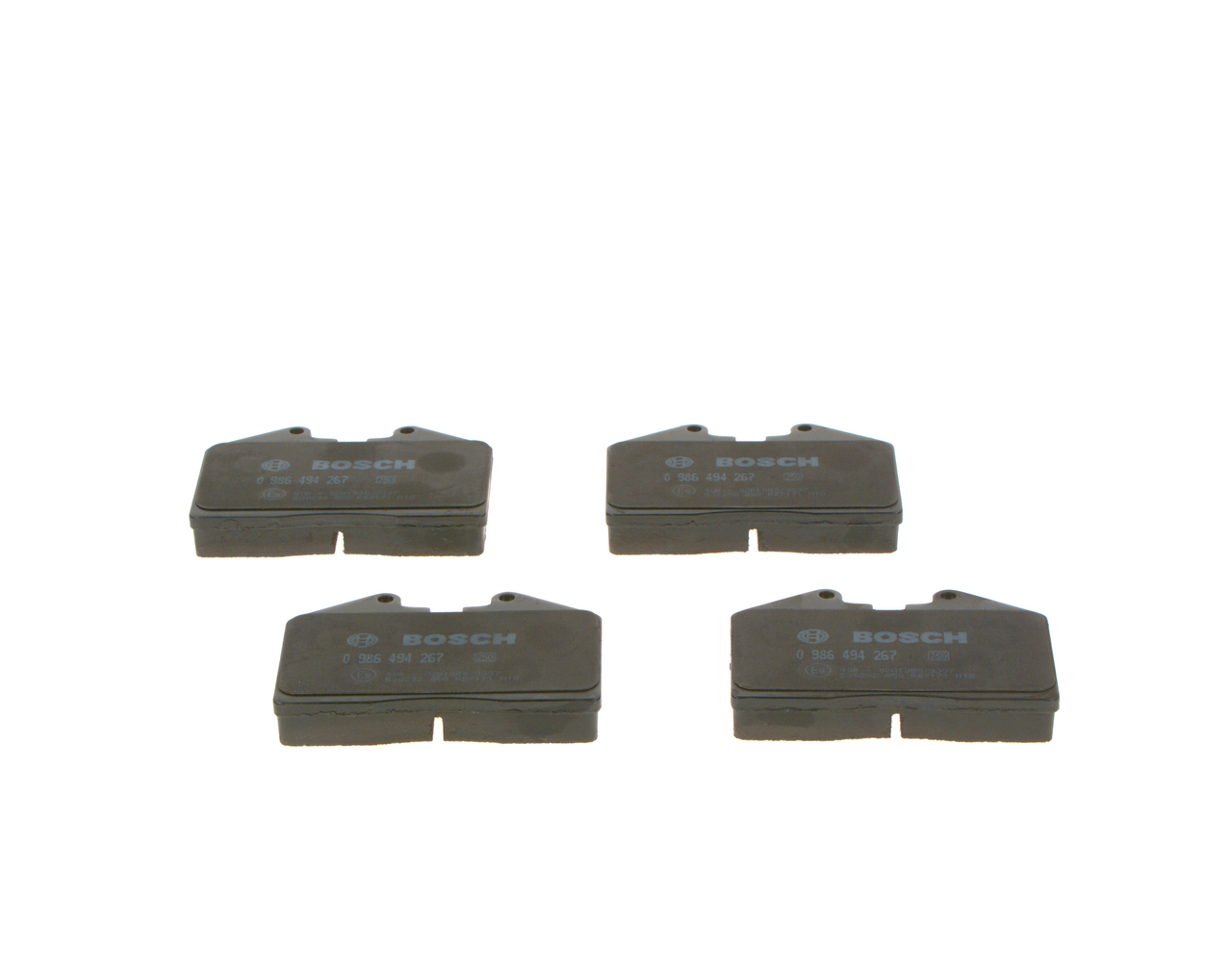Brake Pad Set, disc brake - 0 986 494 267 BOSCH