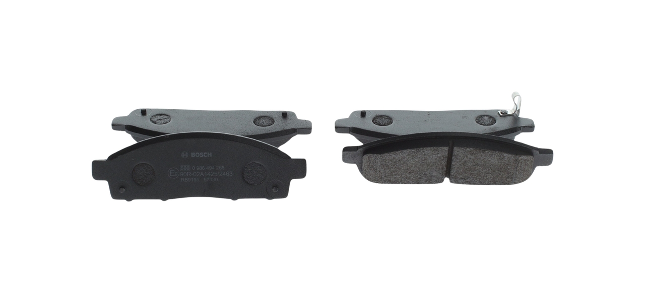 Brake Pad Set, disc brake - 0 986 494 268 BOSCH