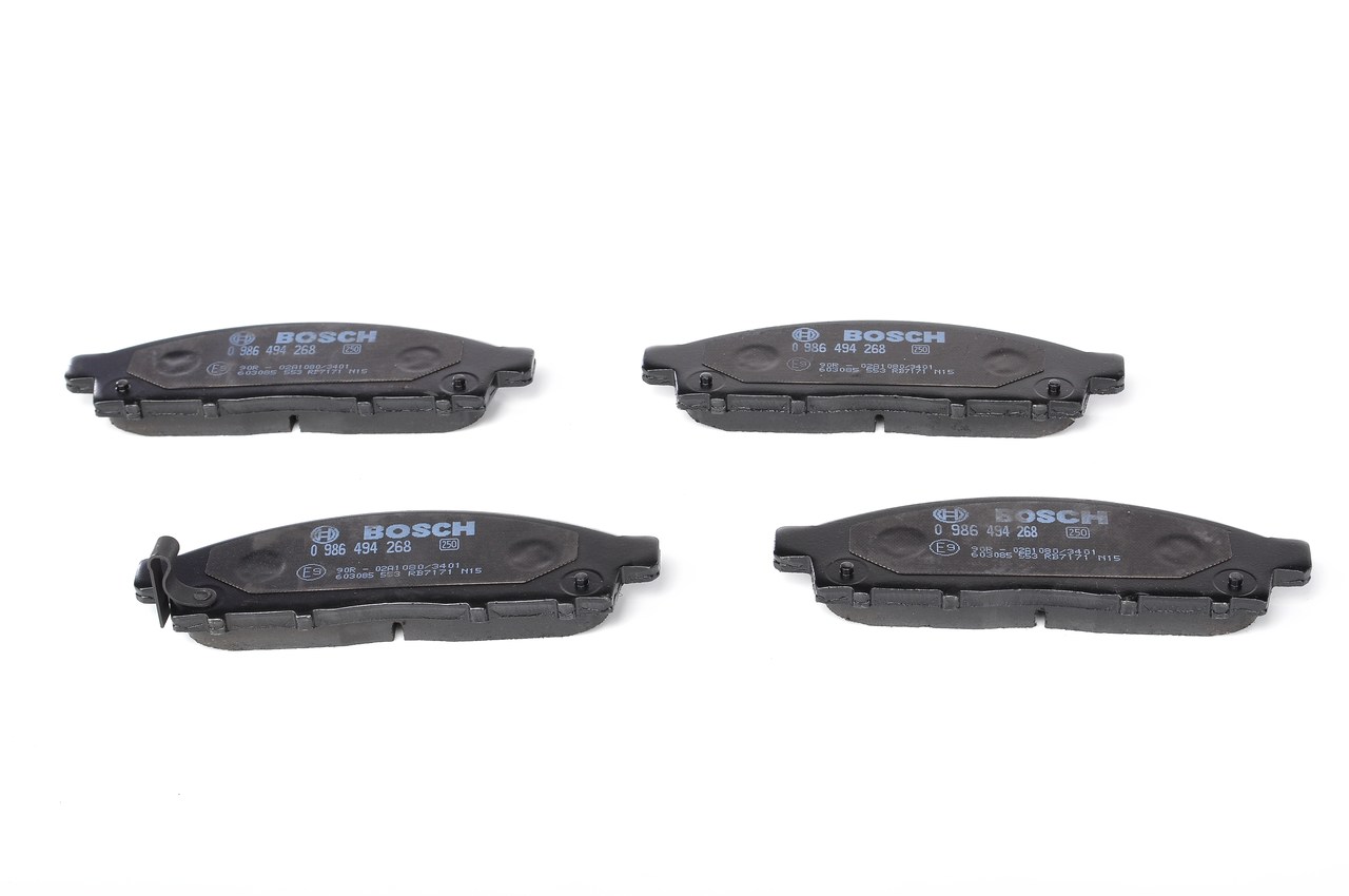 Brake Pad Set, disc brake - 0 986 494 268 BOSCH