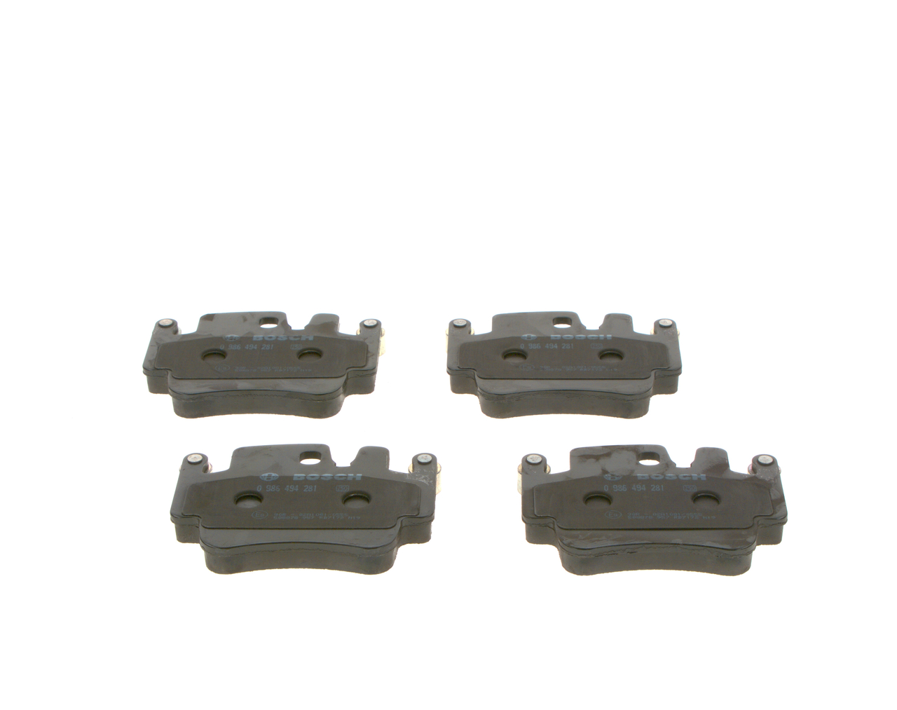 Brake Pad Set, disc brake - 0 986 494 281 BOSCH