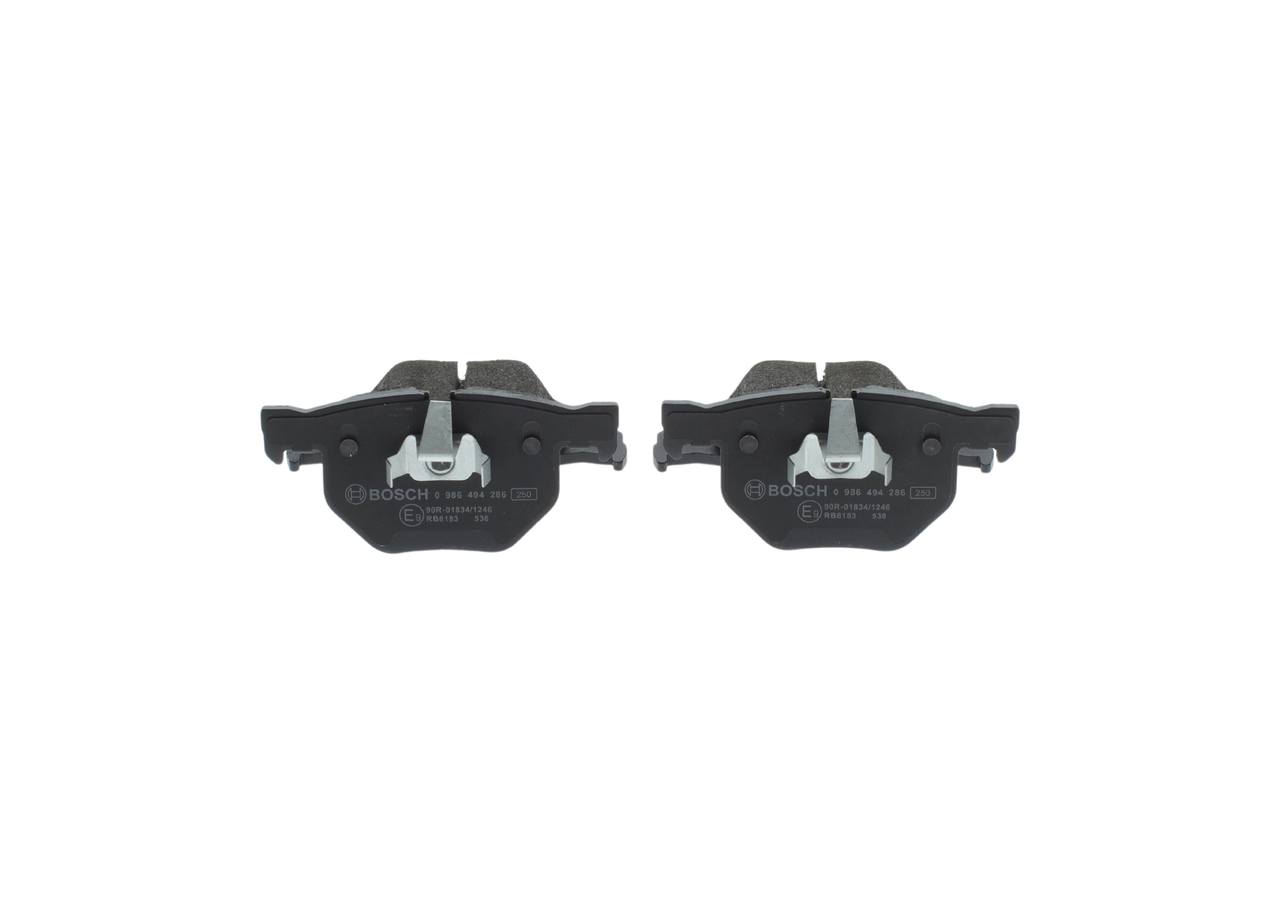 Brake Pad Set, disc brake - 0 986 494 286 BOSCH