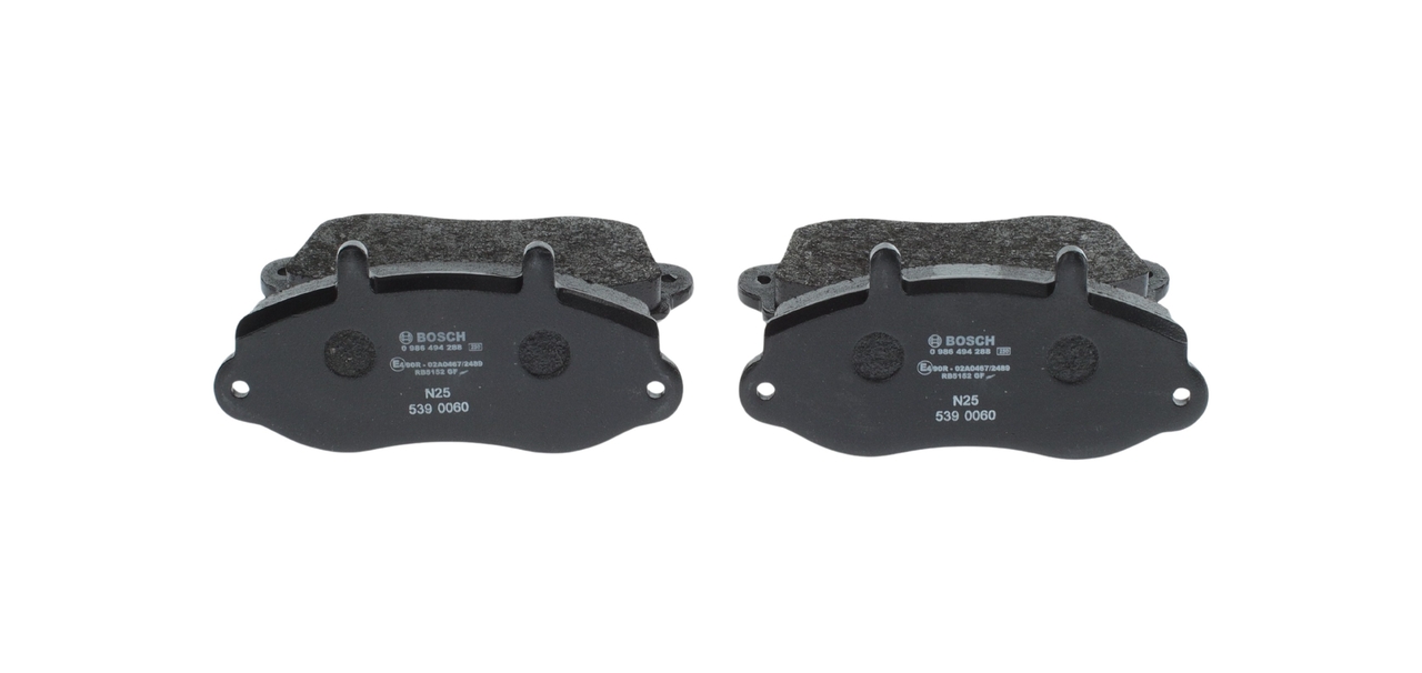 Brake Pad Set, disc brake - 0 986 494 288 BOSCH