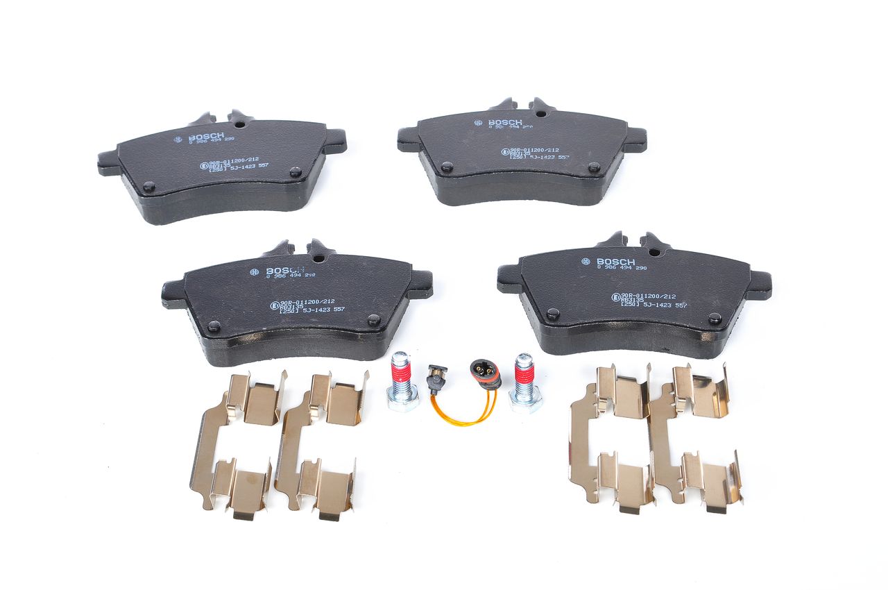 Brake Pad Set, disc brake - 0 986 494 290 BOSCH