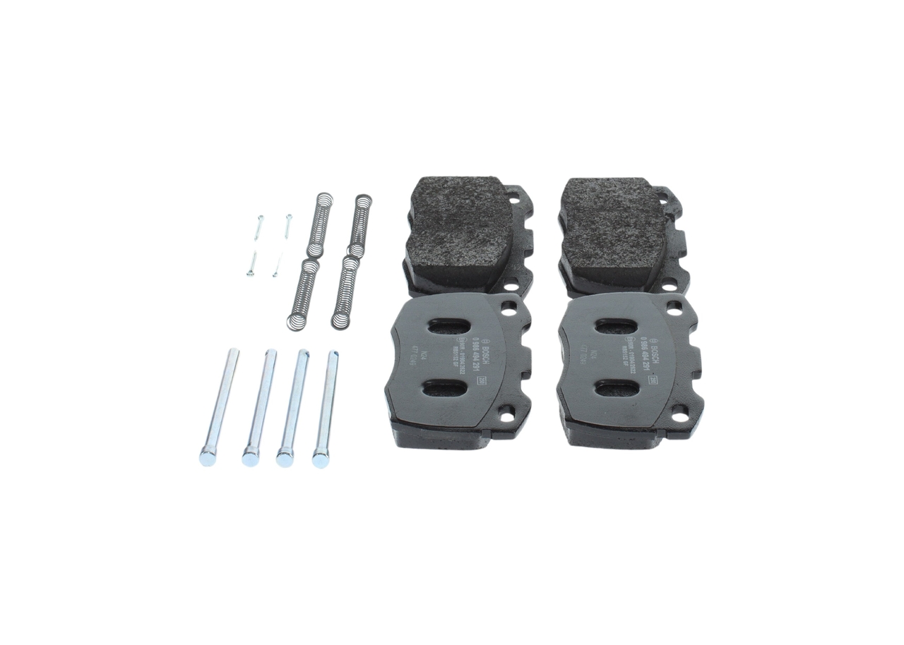 Brake Pad Set, disc brake - 0 986 494 291 BOSCH