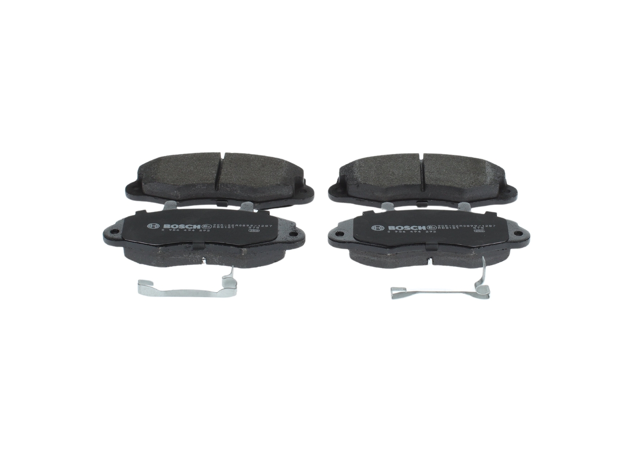 Комплект тормозных колодок, дисковый тормоз - 0 986 494 292 BOSCH