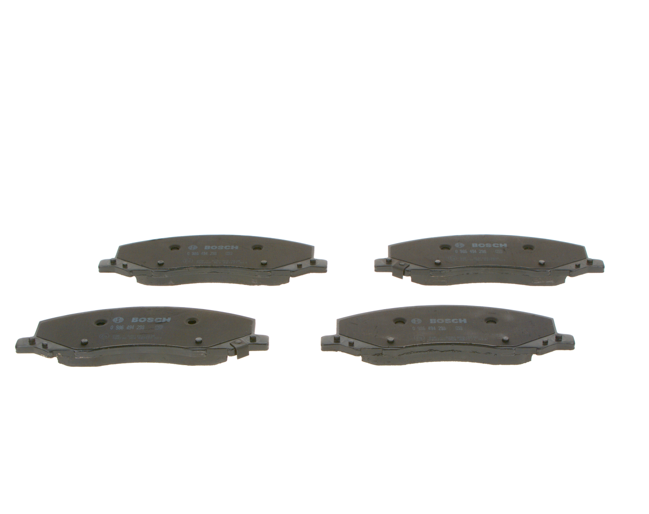 Brake Pad Set, disc brake - 0 986 494 298 BOSCH