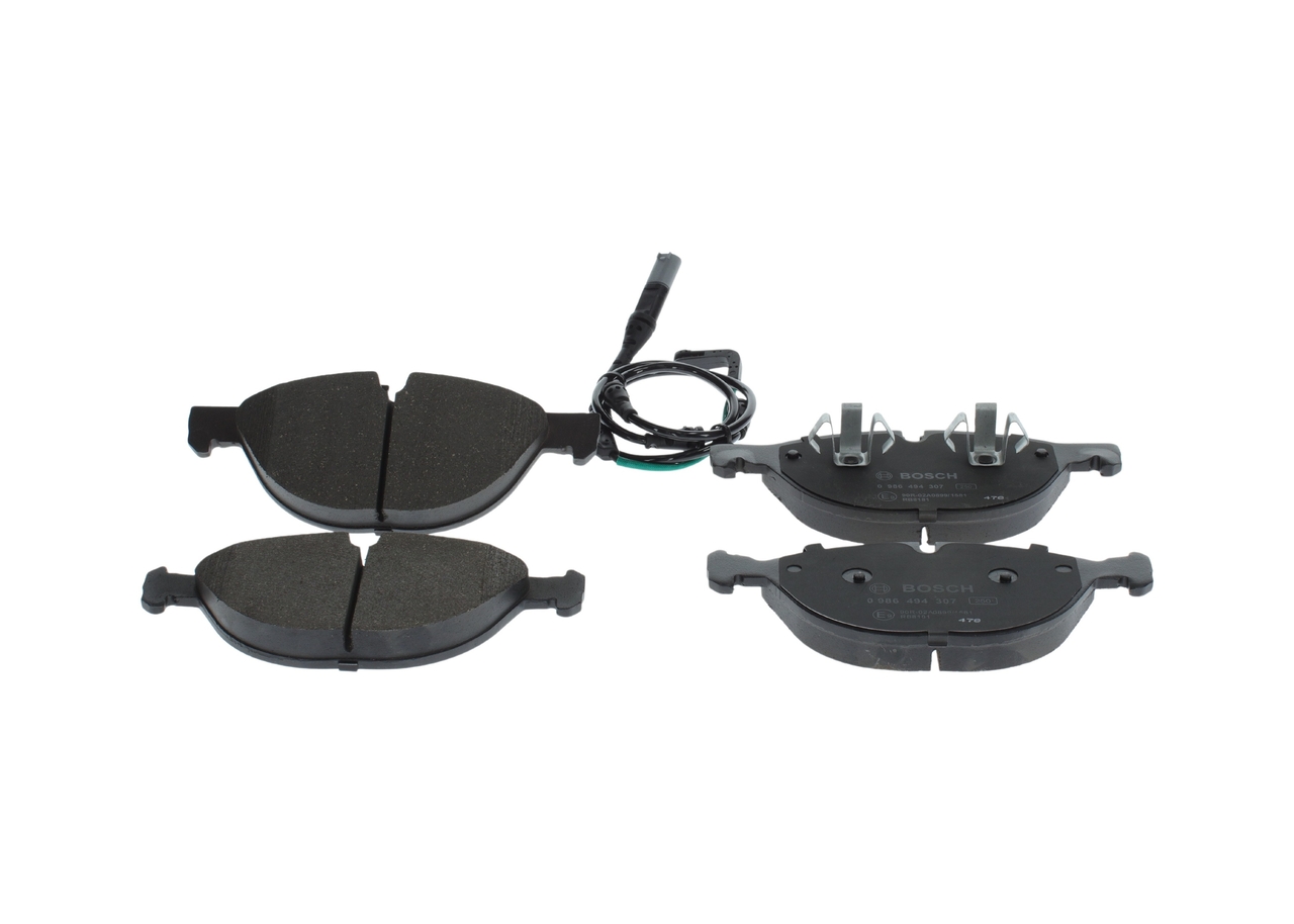 Brake Pad Set, disc brake - 0 986 494 307 BOSCH