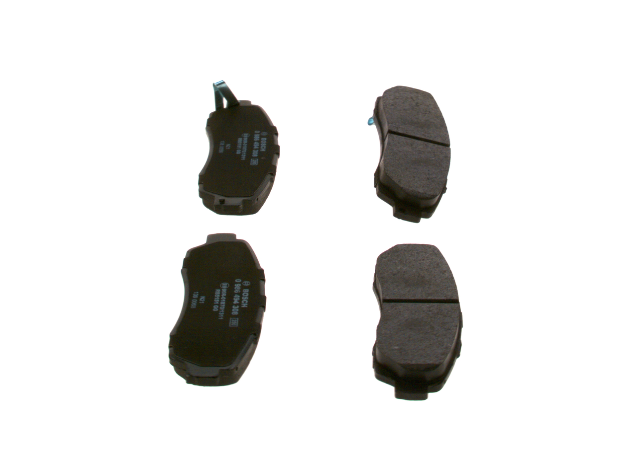 Brake Pad Set, disc brake - 0 986 494 308 BOSCH