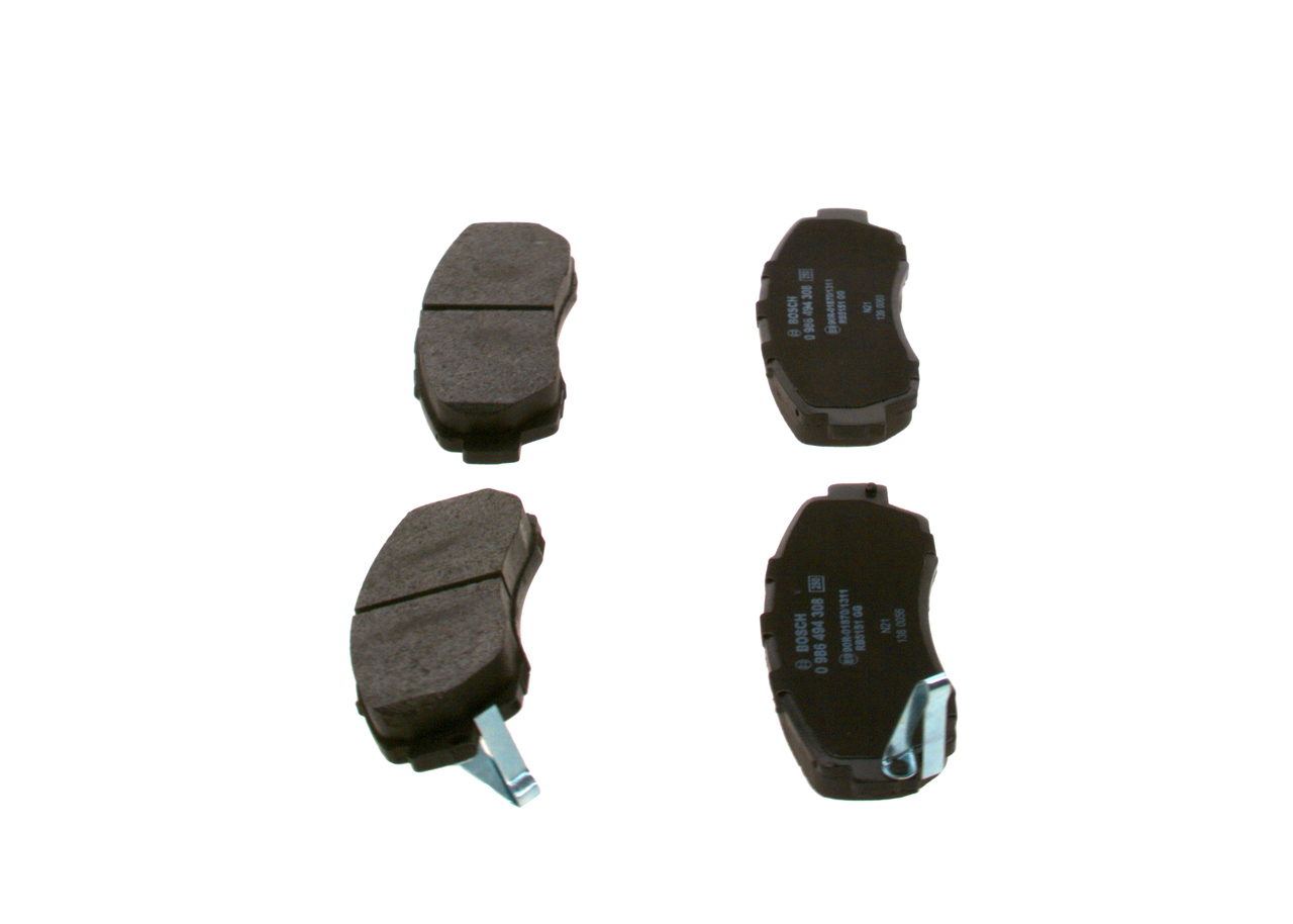 Brake Pad Set, disc brake - 0 986 494 308 BOSCH