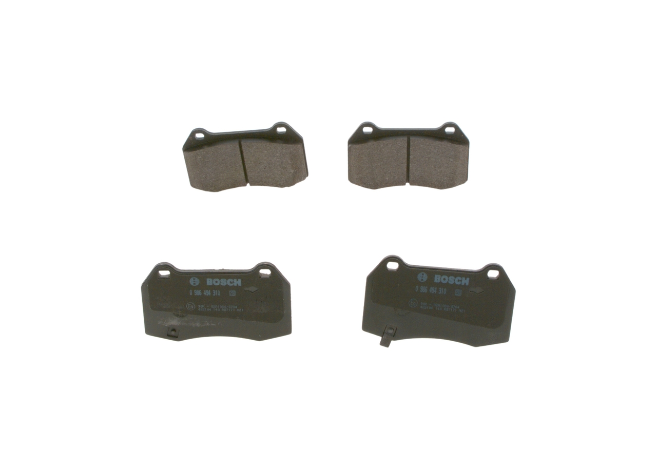 Kit pastiglie freno, Freno a disco - 0 986 494 310 BOSCH