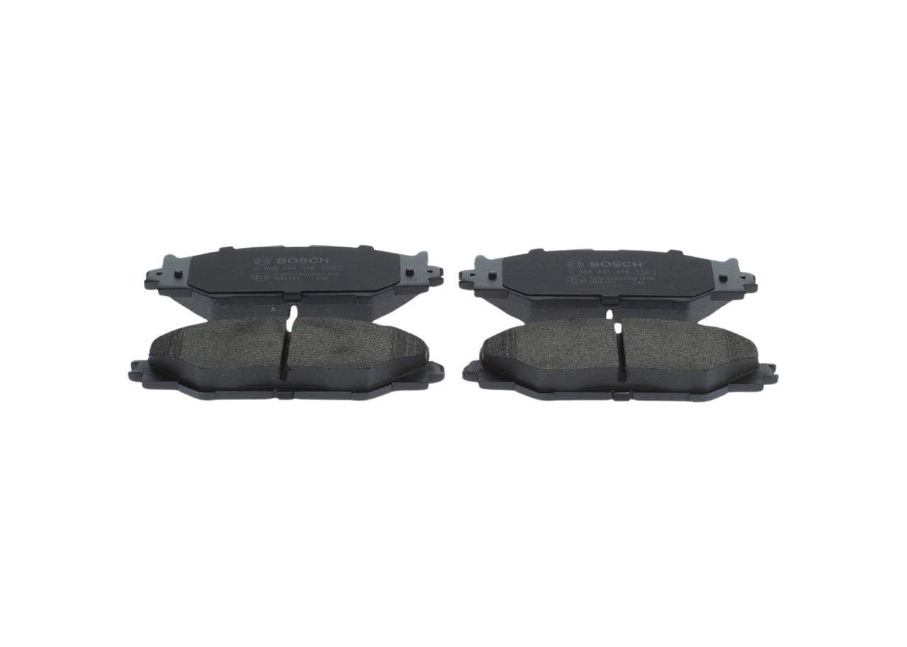 Kit pastiglie freno, Freno a disco - 0 986 494 316 BOSCH